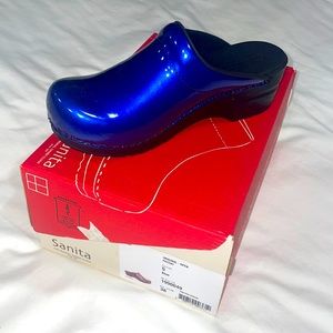 Clogs Sanita Sonja Metallic Open Back Dansko Work Shoes for Healthcare/Co…